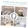 PRETYZOOM Flannel Toilet Mat Set Washable Universal Toilet Cover Cushion Thickened Waterproof Bathroom Pad Suitable for Seasons and Types view 3