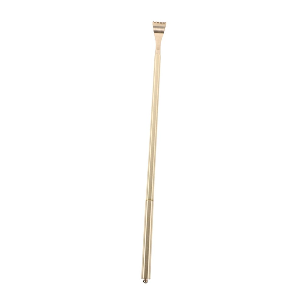 BIUDECO Long Handled Copper Back Scratcher for Itch Relief Portable Self-Massage Tool for Men and Seniors Ergonomic Design for Easy Access to Back Discomfort