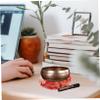BESPORTBLE 3pcs Tibetan Singing Bowl Cushion Pad Handcrafted Sound Bowl Holder Decorative Meditation Mat for Mindfulness and Sound Therapy view 4