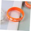 GOOHOCHY 4pcs Silicone Bracelet for Boys and Girls Pvc Hand Straps Allergy Warning Boys Girls Party Decorations view 2