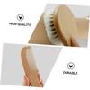 DEARMAMY 1set Gentle Newborn Brush Comb Set Wool Brush for Home Bath Soft Hair Comb Set Safe for Skin view 4