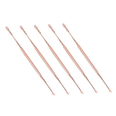 Healeved 5pcs Double-Ended Spring Ear Wax Removal Tools Sturdy Ear Spoons for Gentle Cleaning Safe Stainless Steel Cleaning for Home Use