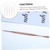 Healeved 5pcs Double-Ended Spring Ear Wax Removal Tools Sturdy Ear Spoons for Gentle Cleaning Safe Stainless Steel Cleaning for Home Use view 2