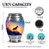 SABURIAL Cat Urn - Keepsake Burial Urns for Ashes for Men - Small Cremation Urns for Women Ash - 3 Inch - Memorial Tiny Funeral Urn view 2