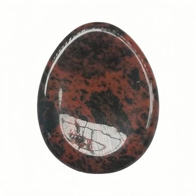 Afucats Natural Golden Swan Crystal Water Drop Thumb Worry Indoor Decorative Stone,1.97 * 1.57 Inchs Stress Relief Gift for Anxiety