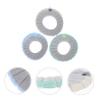 SOLUSTRE 2sets Portable Toilet Pad with Handle Thickened Elastic Toilet Seat Cover for Home and Outdoor Use Washable and Bathroom Cushion 3pcs*2 view 3