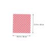 BRIGHTFUFU 200 Sheets of Greaseproof Paper for Fried Food Oil-Resistant Wax Paper Plaid Food Wrapping Mat for Fried Chicken and Fries for Parties and Picnics view 2