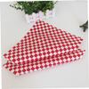 BRIGHTFUFU 200 Sheets of Greaseproof Paper for Fried Food Oil-Resistant Wax Paper Plaid Food Wrapping Mat for Fried Chicken and Fries for Parties and Picnics view 3
