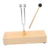 SUPVOX 1Set Tuning Fork with Wooden Sound Box Healing Tuning Fork for Meditation Sound Therapy and Relief Portable and Compact Metaphysical present for Musicians view 1