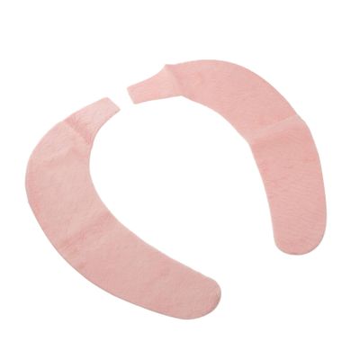Uonlytech 1 Pair Comfortable Pink Toilet Seat Cushion Mats Self Adhesive Bathroom Accessories Warm and Soft Design for Year Use Durable and Odorless Material for Home