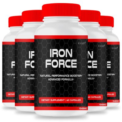 kivus IronForce - Iron Force Pill Formula (5 Pack, 300 Capsules)