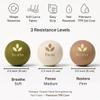 MellowMinds Stress Balls for Adults  3-Pack Therapy & Sensory Balls for Stress Relief, Lycra + TPR, Anxiety & Focus  Calming Fidget Balls with 3 Resistance Levels  Giftable Set for Office & Home view 4