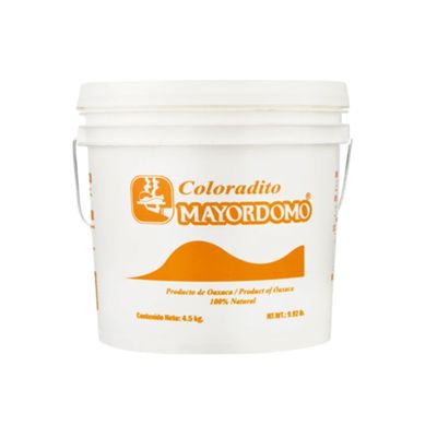 1 cubeta de mole Coloradito mayordomo 4.5 kg/mole coloradito oaxaqueo tradicional/pasta de mole listo para preparar/pasta de chile