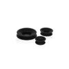 Prism Silicone Cleaning Caps for Glassware Maintenance Set of 3 (Black) view 1