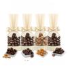 Holiday Chocolate Candy Gift - 4 Bags Gift Set, Dairy Free, Kosher, Vegan Friendly - Dark Belgian Chocolate Covered Pretzels, Caramels, Coffee & Almonds Gourmet Candy Treats view 1