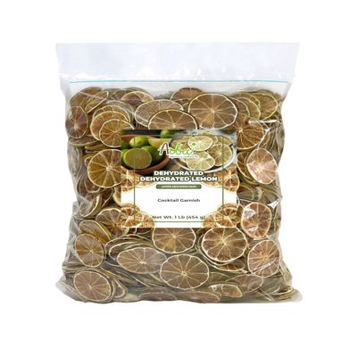 Dried Lemon Slices, Natural Dried Lemon Slices for Cocktails Garnish/Baking, No Sugar Added, 16 oz (454g)
