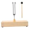 Kisangel 1Set Tuning Fork with Wooden Voice Box and Mallet for Meditation Healing Relief Durable Resonance Box for Balance Exercises and Focus Improvement view 1