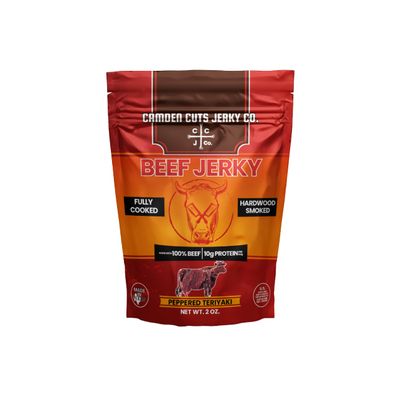 Camden Cuts Beef Jerky Teriyaki Beef Jerky 2 Oz Bag 10g Protein