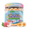Kids Multivitamin Gummies with Iron, 450mg Algae Omega-3, Methylated B12, Folate, Fiber 2g, Probiotics, Magnesium, A, C, D, K, Zinc, Children Vitamins for Growth, Brain, Eye, Gut, Immune, Sugar Free view 1