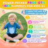 Kids Probiotic + Prebiotic Fiber Gummies 5G, 12 Billion CFU Probiotic & Veggie Fruit Fiber, w/ Organic Inulin, Methyl B12 B6 D3 C, Lutein for Children's Digestive & Gut, Immune Health, Sugar Free,60Ct view 3