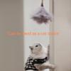 16 Inch Ostrich Feather Duster with Wood Handle,Effortless Elegance with Premium Reusable Design,Cleaning of Delicate Items, Antiques, and Electronics,for Home, Office and Kitchen (Gray) view 3