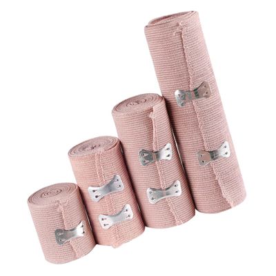 4Pcs Elastic Compression Bandages Breathable Sports Wraps for Injury Support First Aid Kit for Athletes and Active Users