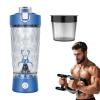 7500 rpm Problend Shaker Smooth Protein Mix Anywhere, 22 oz USB Electric Shaker Bottle, Splash-Proof Flip Cap, For Protein Shakes and Meal Replacements (Blue,With powder box) view 1