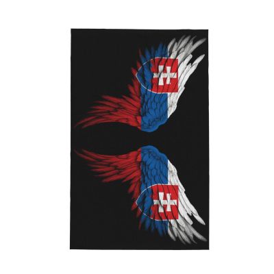 Slovakia Slovak Slovakian Flag Wings Premium Waffle Kitchen Towel Microfiber Kitchen Towels, Super Absorbent 16 X 26 Inches Reusable Dish Towels for Kitchen and Household