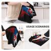 Slovakia Slovak Slovakian Flag Wings Premium Waffle Kitchen Towel Microfiber Kitchen Towels, Super Absorbent 16 X 26 Inches Reusable Dish Towels for Kitchen and Household view 3