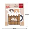 Furukawa Kalita Caramel Coffee LT727 Letter Set, Coffee Cup Mini Letter view 2