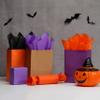 120 Sheets Halloween Tissue Paper for Gift Bags, 20" x 14" Black Orange Purple Wrapping Tissue Paper for Halloween Decoration DIY Craft view 4
