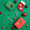 36 Sheets Red and Green Tissue Paper for Gift Bags, 20" x 14" Christmas Tissue Paper for Birthday Party Holiday Decoration DIY Craft view 3
