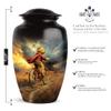 Casketique Teddy Bear Urns for Cremation Ashes Mother & Father - Large Black Burial Urns for Adult Male - Memorial Urn for Ashes for Women - Funeral Urn for Men - 10 Inch view 2