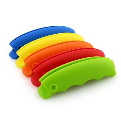 CAXUSD 6Pcs Labor Saving Silicone Grocery Bag Grip Holder Multifunctional Carrier for Reducing Hand Random Color