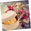 WRITWAA 5Pcs Round present Boxes for Cookies Candies and Items Decorative Packaging for Weddings Birthdays Shops Lightweight and Strong Cardboard Container view 3