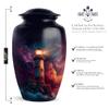 Casketique Lighthouse Funeral Urn for Ashes for Women - Large Pink Burial Urns for Human Ashes Adult Man 1 Large 4 Keepsake - Purple Cremation Urn - Black Memorial Urns for Adult Male - 10 & 3 Inch view 3