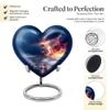 Casketique Lighthouse Memorial Human Urns for Ashes Adult Female - Blue Funeral Urns for Adult Male 1 Large 4 Keepsake - Cremation Urn for Dad - Burial Urn for Ashes for Women - 8 & 3 Inch view 3