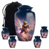 Casketique Teddy Bear Cremation Urns for Adults Humans - Small Dad Urn for Human Ashes - Large Urn for Ash for Adult Humans - Burial Urns for Ashes Set of 5-10 & 3 Inch view 1