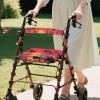 PJHEQOXE Dusk Palm Print Rollator Walker Seat & Back Cover, Removable & Washable Anti-Slip, Wear-Resistant and Impact-Reducing view 3