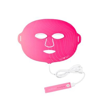 RIKI LOVES RIKI RIKI BABY FACE LED Beauty Mask for Face, 4-Mode Home Skincare Device for Radiant and Smooth-Looking Skin, Portable Rechargeable Facial Light Care Mask, 10-Minute Daily Use