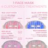 RIKI LOVES RIKI RIKI BABY FACE LED Beauty Mask for Face, 4-Mode Home Skincare Device for Radiant and Smooth-Looking Skin, Portable Rechargeable Facial Light Care Mask, 10-Minute Daily Use view 4