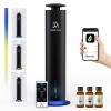 2ndAroma Waterless Scent Diffuser Starter Kit, Diffusers for Home Office Hotel 1000 Sq Ft Coverage, Cordless Essential Oil Diffuser Large Room with 3 Mood Lights, 3 Scent Oils, App Control, Black view 1