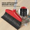 Handy Broom, Indoor/Outdoor Brooms, Duty Kitchen Broom, for Home Garage Kitchen Office Courtyard Lobby Patio Lawn Concrete (1, Red) view 2