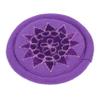 BESPORTBLE Handcrafted Tibetan Singing Bowl Mat Embroidered Tea Pot Cushion for Yoga and Meditation 7 Chakra Design Supple Round Pad view 1