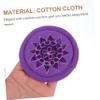 BESPORTBLE Handcrafted Tibetan Singing Bowl Mat Embroidered Tea Pot Cushion for Yoga and Meditation 7 Chakra Design Supple Round Pad view 4