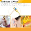 Yaregelun Tuning Forks Chakra Set, 174Hz/285Hz/396Hz/417Hz/528Hz/639Hz/741Hz/852Hz/963Hz,for Healing Chakra,Sound Therap Gold view 4