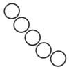 Sosoport 5pcs Rubber Gasket for Tibetan Singing Bowl Meditation Cushion Mat for Sound Healing Black Crystal Bowl Pad to Prevent Movement and Enhance Sound Quality view 1