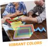 DINHEAROM 14sheets Cellophane of Craft Materials for Boys and Girls Translucent for Creative Projects Each view 3