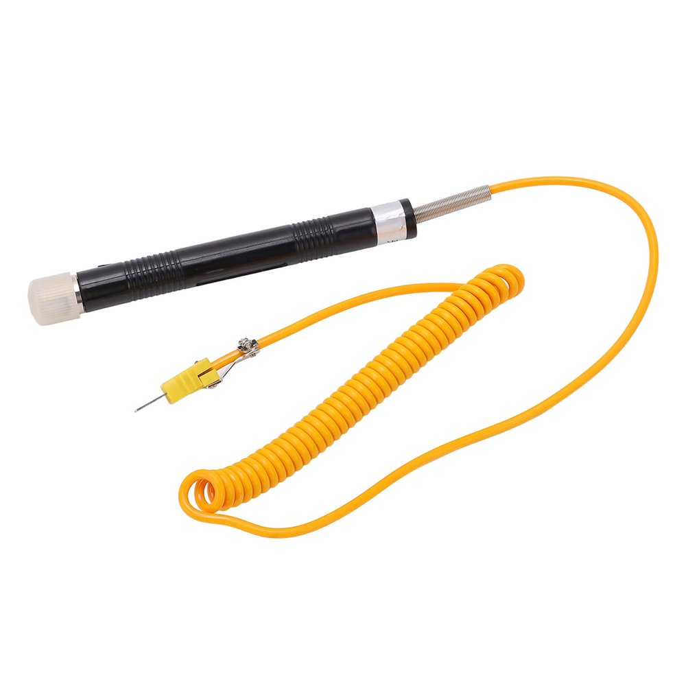 K Type Thermocouple Probe | Straight Shank Replacement for Temperature Measurement | Quick Response <5 Sec | - 50 to 500 Range | Compatible with All K Type Meters