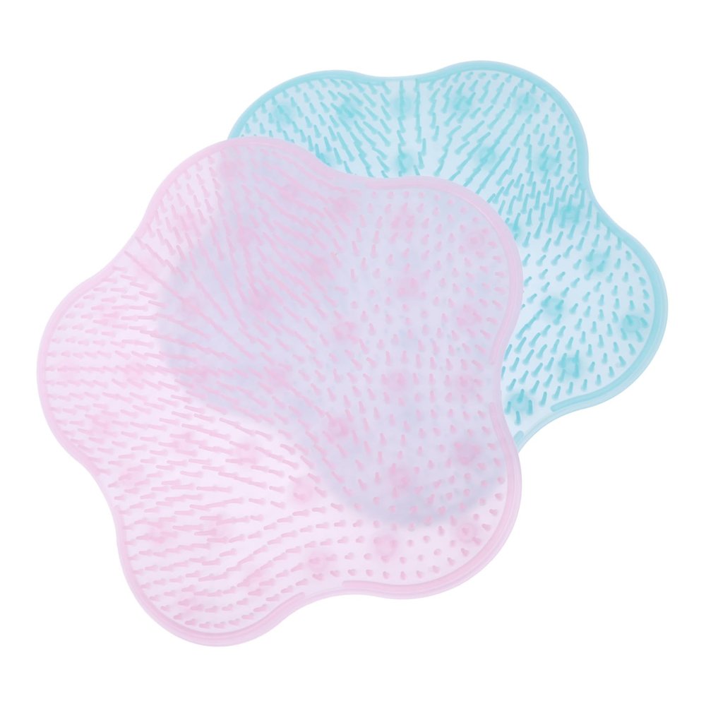 BRIGHTFUFU 2pcs Bathroom Massage Pad Foot Massager Pad Abrasive for Dead Skin Removal